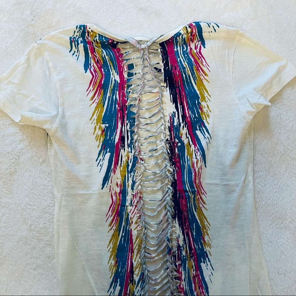 NEW Open Back Pattern T-Shirt